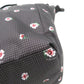 LeSportsac (レスポートサック) トートバッグ Lesportsac　EVER TOTE　2wayトートバッグ　ブラック　小花柄　同柄ポーチ付き　3802 美品