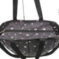 LeSportsac (レスポートサック) トートバッグ Lesportsac　EVER TOTE　2wayトートバッグ　ブラック　小花柄　同柄ポーチ付き　3802 美品