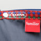 ファミリア トートバッグ Familiar×Lesportsac　2wayトートバッグ　ネイビー 美品