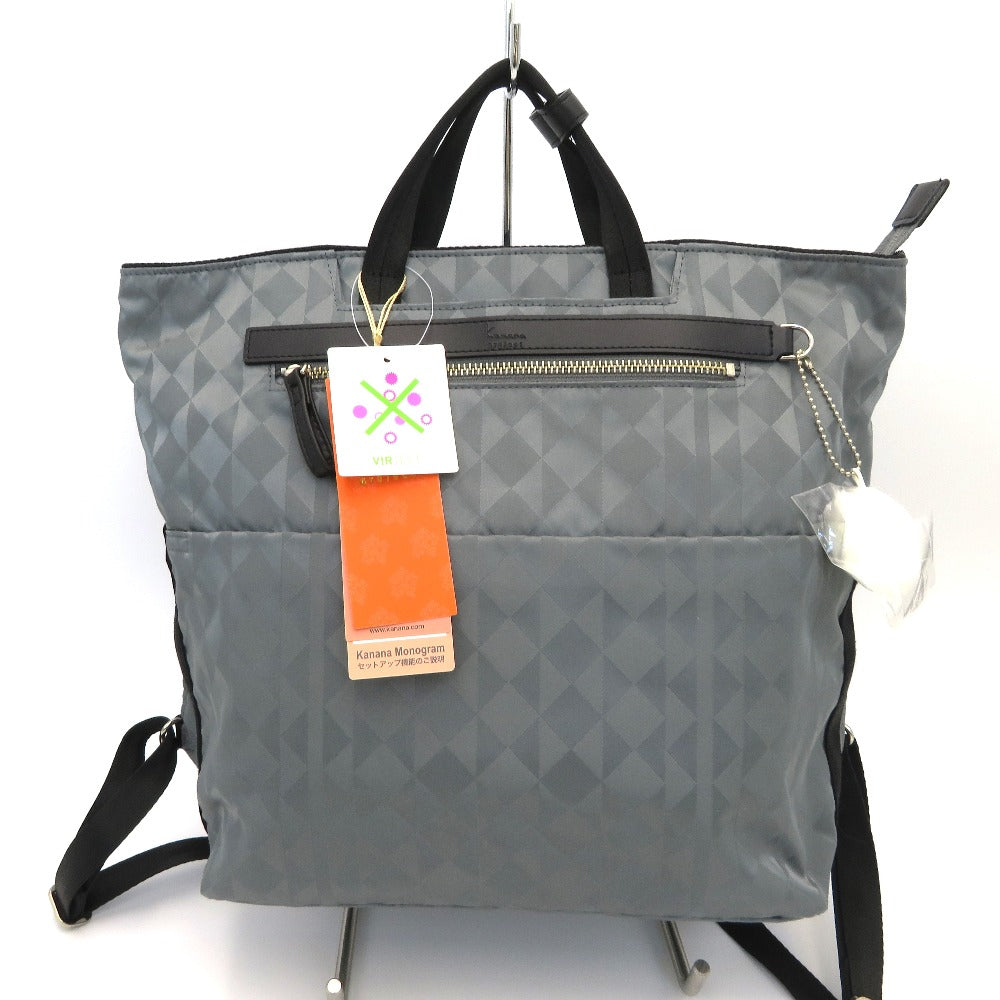 Kanana project collection (カナナプロジェクトコレクション) リュック Kanana Project カナナモノグラム セカンド 2wayリュック　S　グレー　67343　新品タグ付き 未使用品