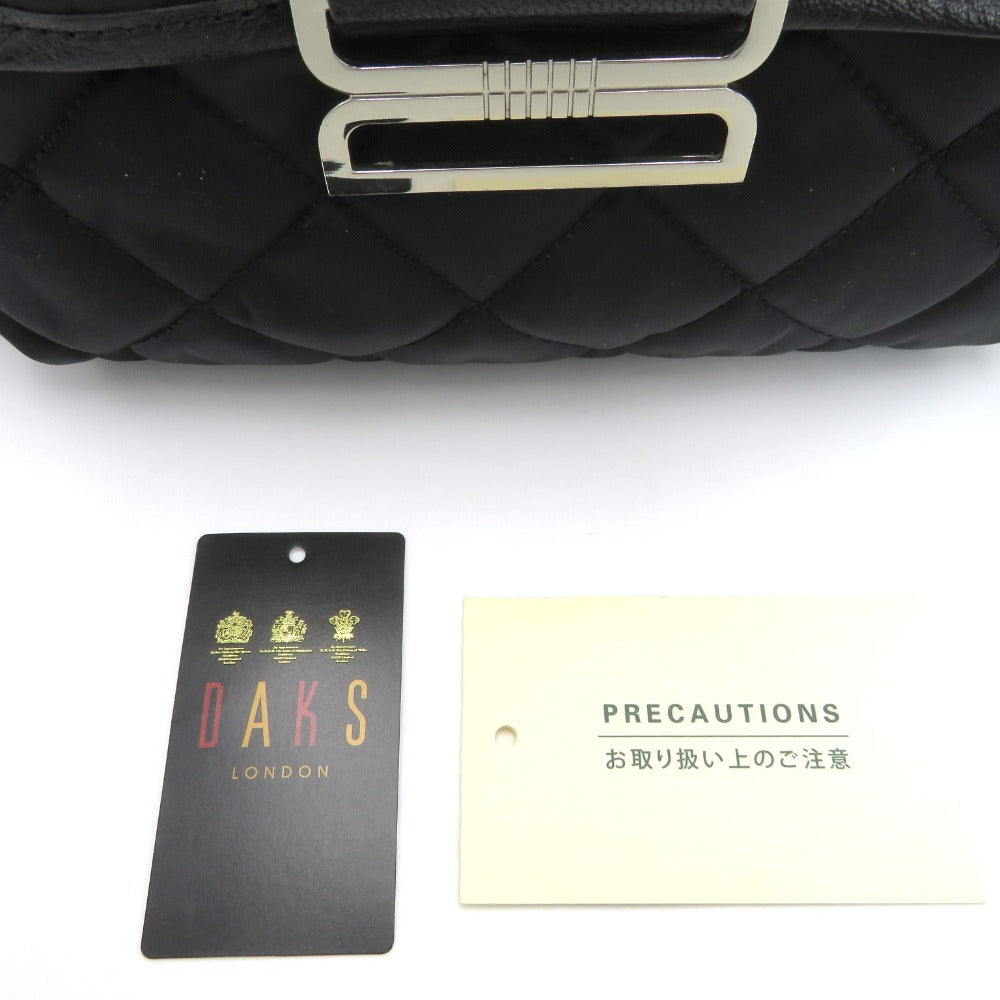 DAKS (ダックス) ショルダーバッグ DAKS　ショルダーバッグ　ブラック　624854 美品