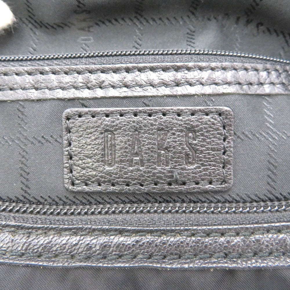 DAKS (ダックス) ショルダーバッグ DAKS　ショルダーバッグ　ブラック　624854 美品