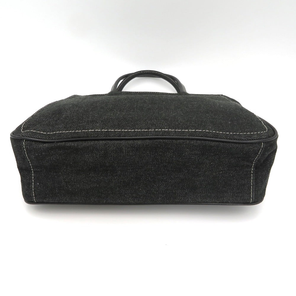 Kitamura (キタムラ) トートバッグ Kitamura2　トートバッグ　デニム　ブラック 美品