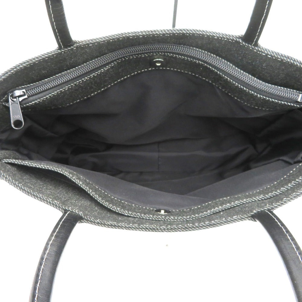 Kitamura (キタムラ) トートバッグ Kitamura2　トートバッグ　デニム　ブラック 美品