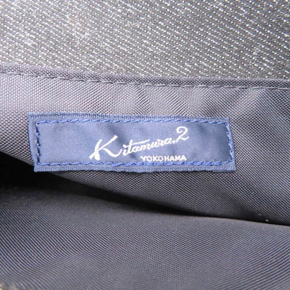 Kitamura (キタムラ) トートバッグ Kitamura2　トートバッグ　デニム　ブラック 美品
