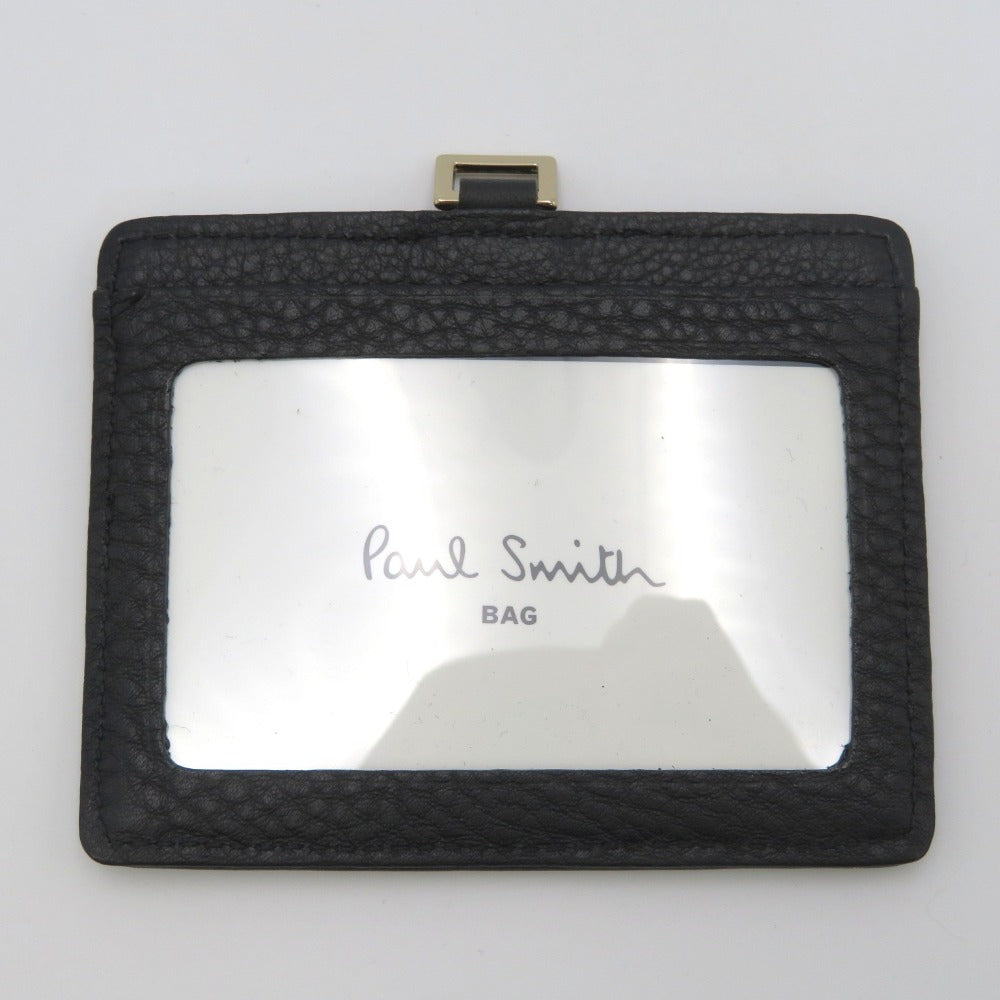 Paul Smith (ポール・スミス) その他小物 Paul Smith　ＩＤカードホルダー　PSC613　ブラック×マルチストライプ　名刺入れ 美品