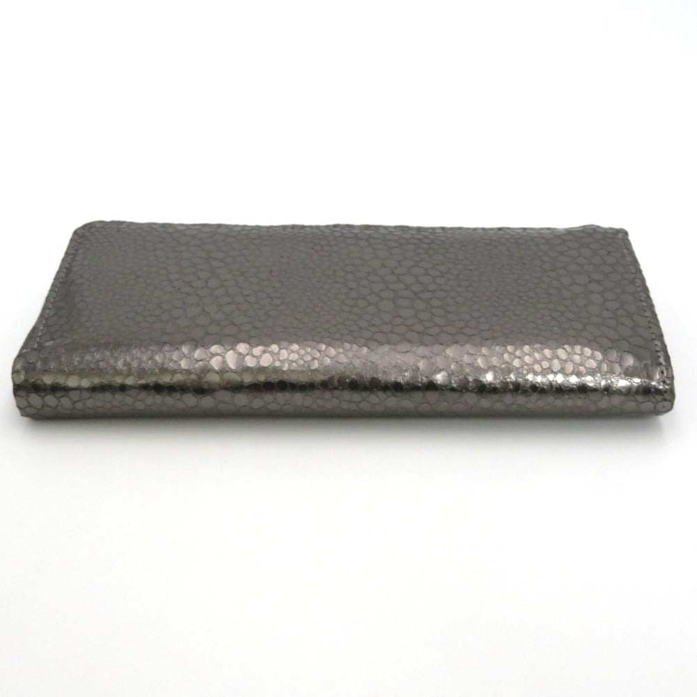 HIROKO HAYASHI (ヒロコ ハヤシ) 長財布 HIROKO HAYASHI　ガトーパルド　L字ファスナー長財布　グレー 美品