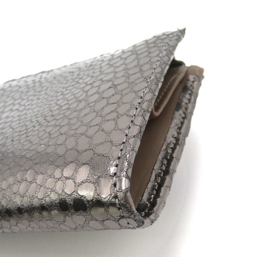 HIROKO HAYASHI (ヒロコ ハヤシ) 長財布 HIROKO HAYASHI　ガトーパルド　L字ファスナー長財布　グレー 美品