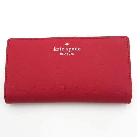 Kate Spade (ケイトスペード) 長財布 kate spade　Cedar Street 長財布　レッド　PWRU3905　 PWRU3905 美品