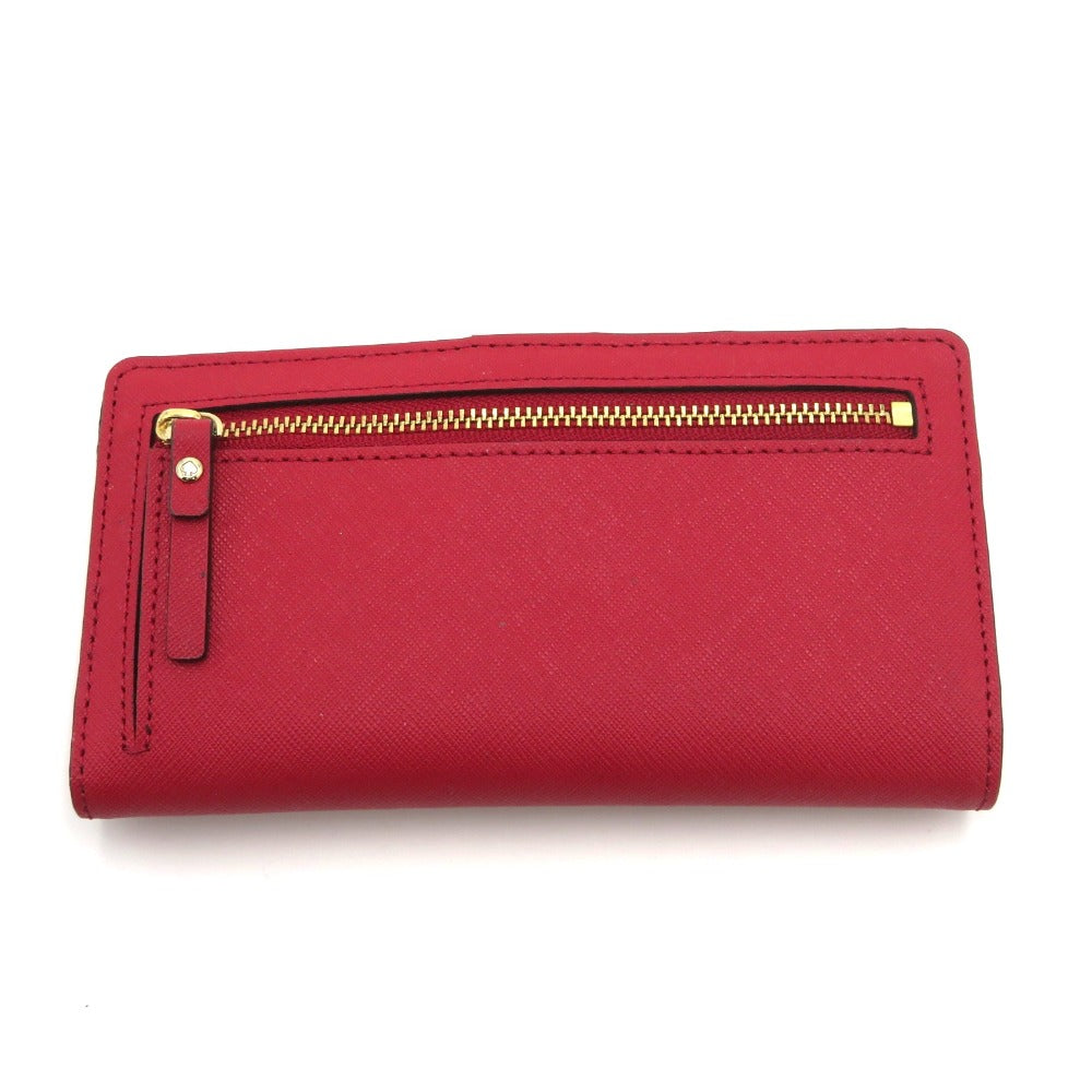 Kate Spade (ケイトスペード) 長財布 kate spade　Cedar Street 長財布　レッド　PWRU3905　 PWRU3905 美品
