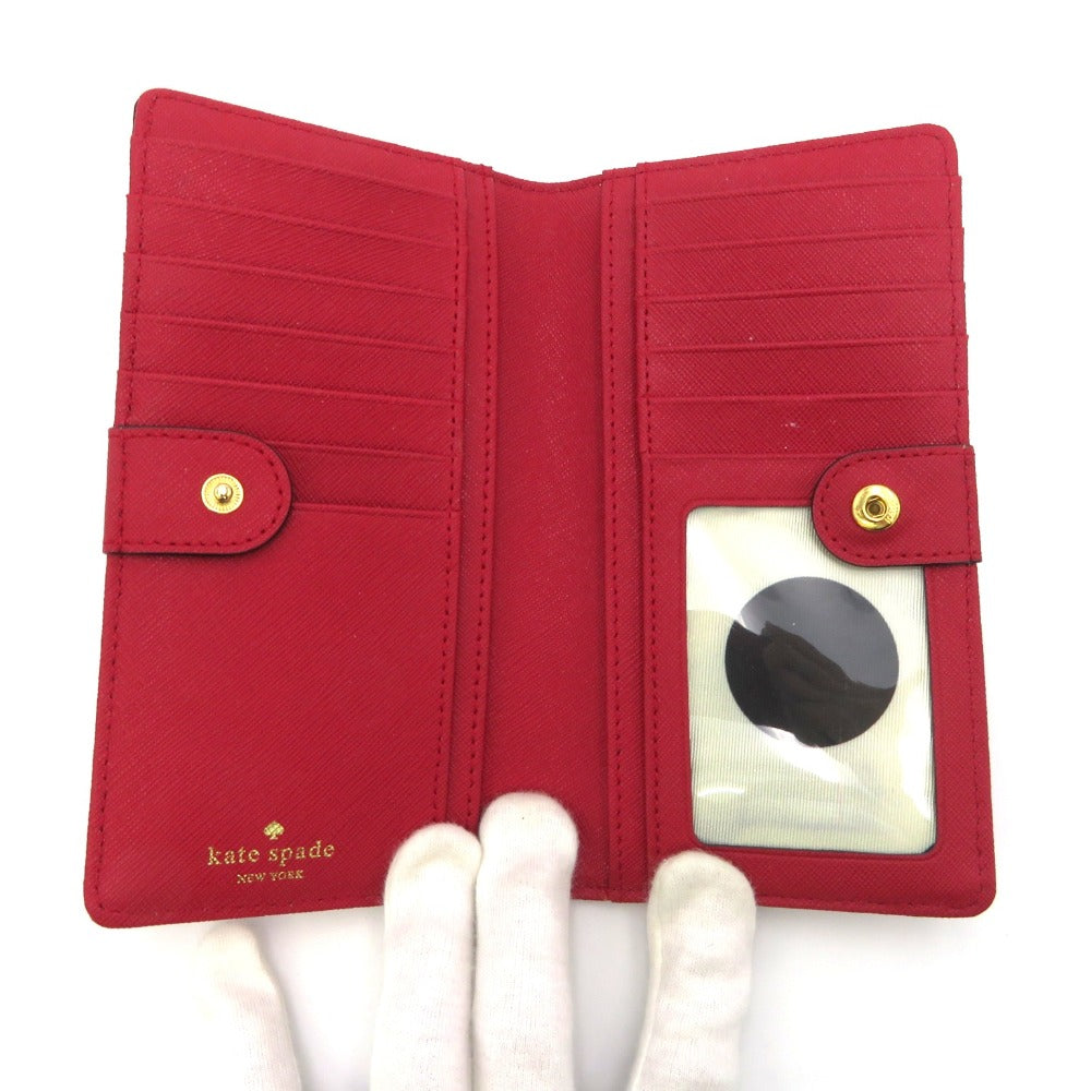 Kate Spade (ケイトスペード) 長財布 kate spade　Cedar Street 長財布　レッド　PWRU3905　 PWRU3905 美品