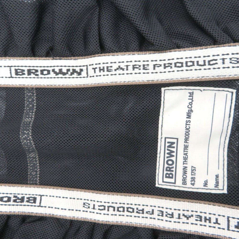 BROWNTHEATREPRODUCTS ブラウンシアタープロダクツ トートバッグ 別注 メッシュフリルシューズバッグ ブラック BL231046
