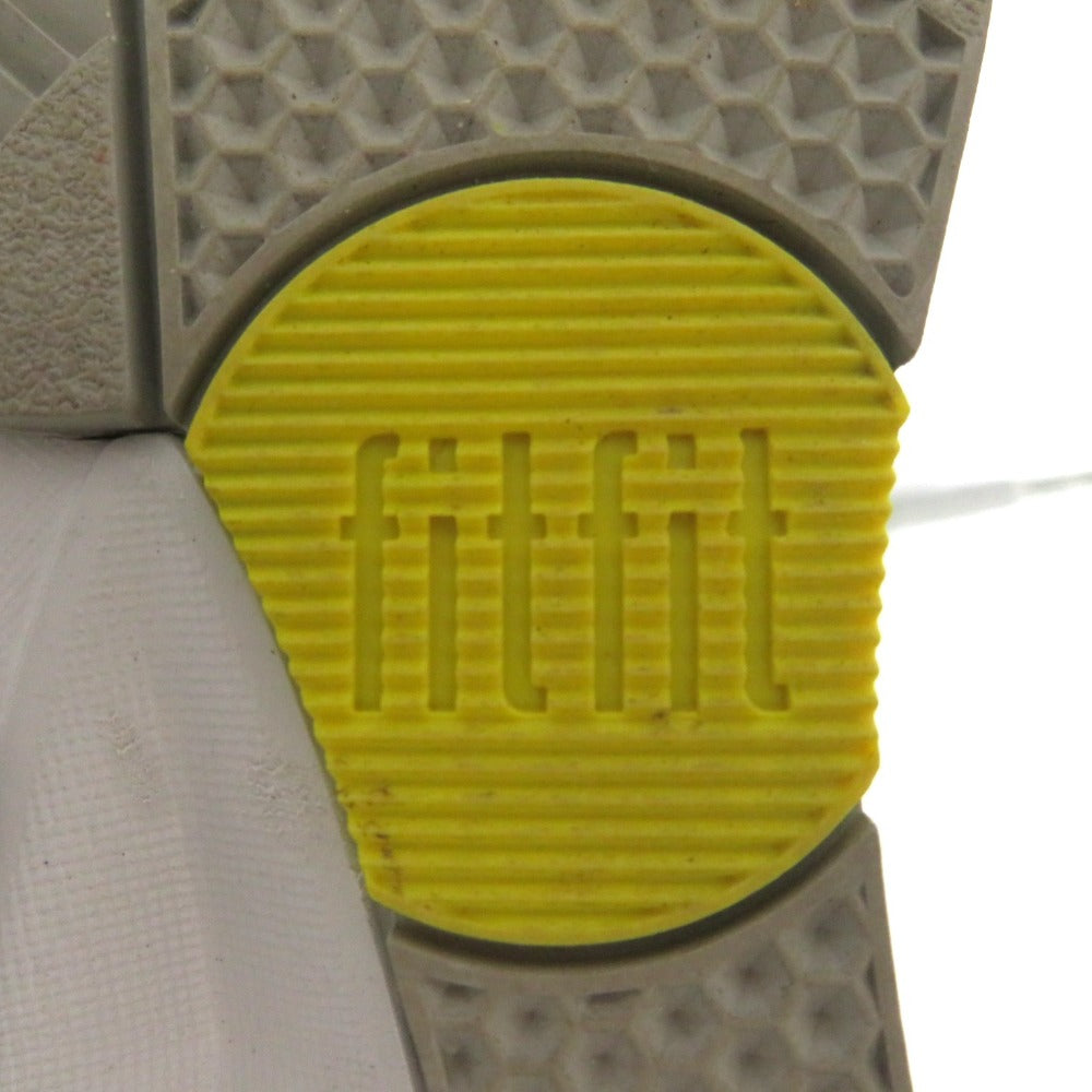 fitfit (フィットフィット) スニーカー fitfit WoW10　外反母趾　メッシュレースアップジップスニーカー　85306　ライトブルー　23.0cm 長さ26.5cm 美品