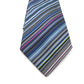 PAUL SMITH COLLECTION (ポールスミスコレクション) ネクタイ Paul Smith　ネクタイ　マルチカラー レジメンタルストライプ　ブルー　 長さ140cm 未使用品