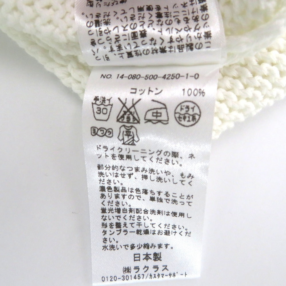 Deuxieme Classe (ドゥーズィエムクラス) ニット DEUXIEME CLASS　ピマクールコード プルオーバー　ニット　ホワイト　 未使用品