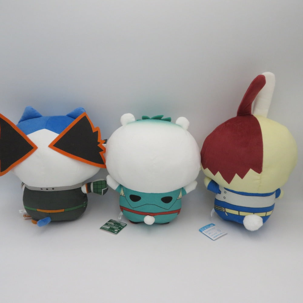 ぬいぐるみ ヒロアカ×ちいかわ　めちゃもふぐっとぬいぐるみ 3種セット　タグ付き 未使用品
