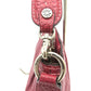 PELLE BORSA (ペレボルサ) ショルダーバッグ PELLE BORSA　2wayレザーショルダーバッグ　ボルドー　レッド 美品