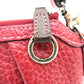PELLE BORSA (ペレボルサ) ショルダーバッグ PELLE BORSA　2wayレザーショルダーバッグ　ボルドー　レッド 美品