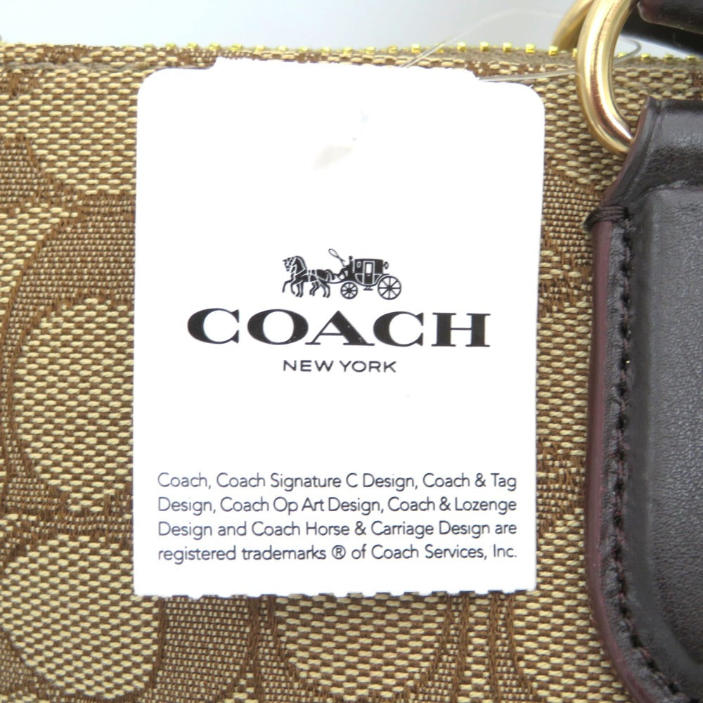 COACH (コーチ) トートバッグ COACH　シグネチャーキャンバストートバッグ　ベージュ　F29958 未使用品