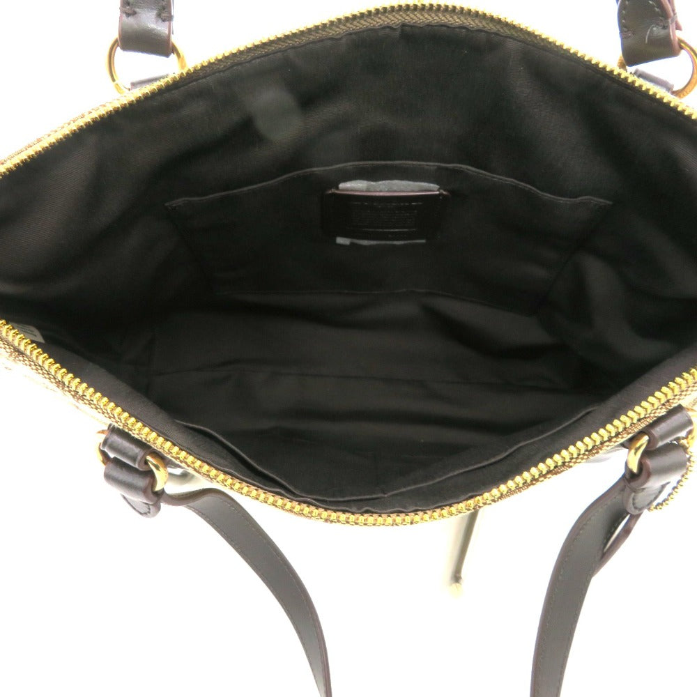 COACH (コーチ) トートバッグ COACH　シグネチャーキャンバストートバッグ　ベージュ　F29958 未使用品