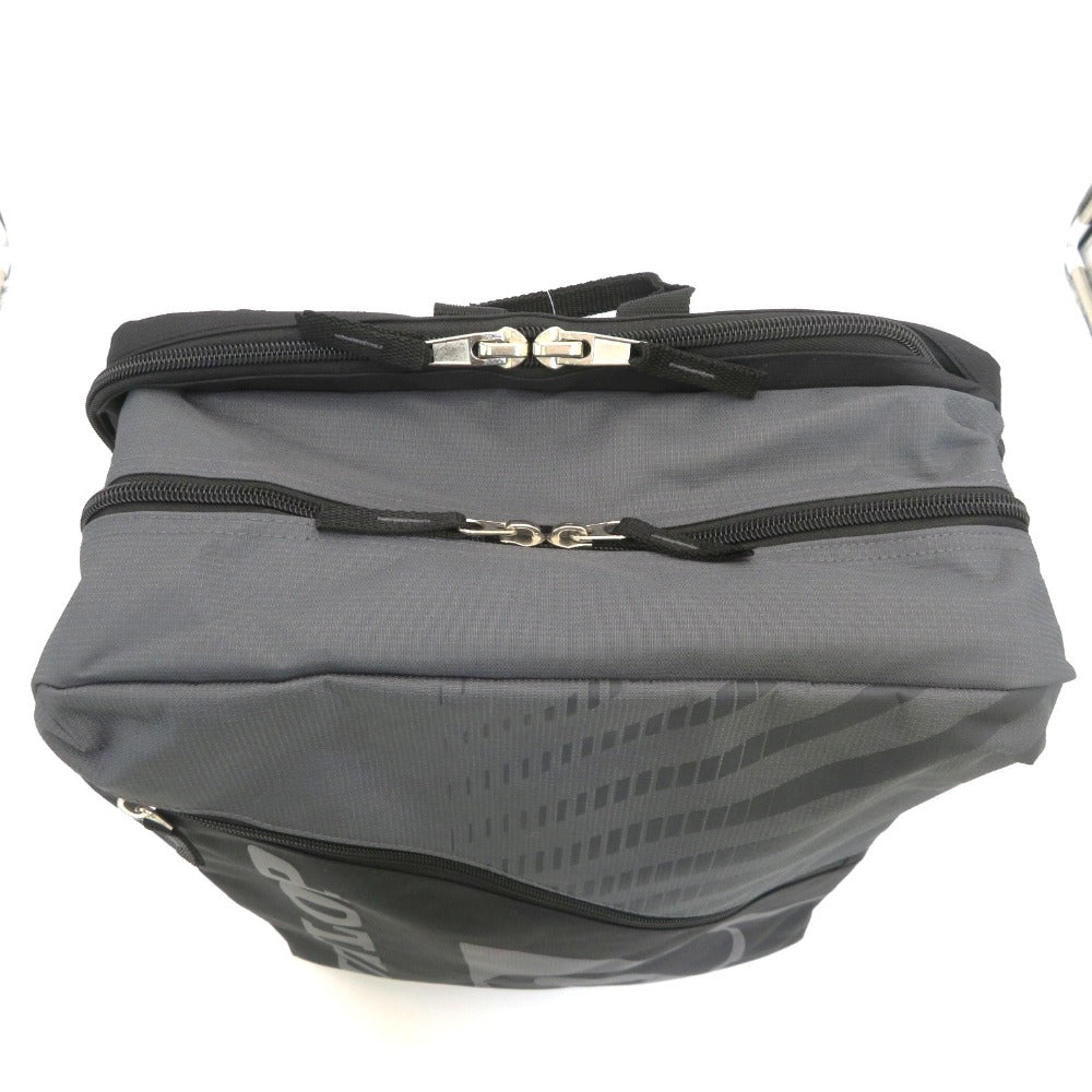 DUNLOP (ダンロップ) リュック DUNLOP　テニスバッグ（ラケット2本収納可）　ブラック×グレー　DTC-2032-084 未使用品