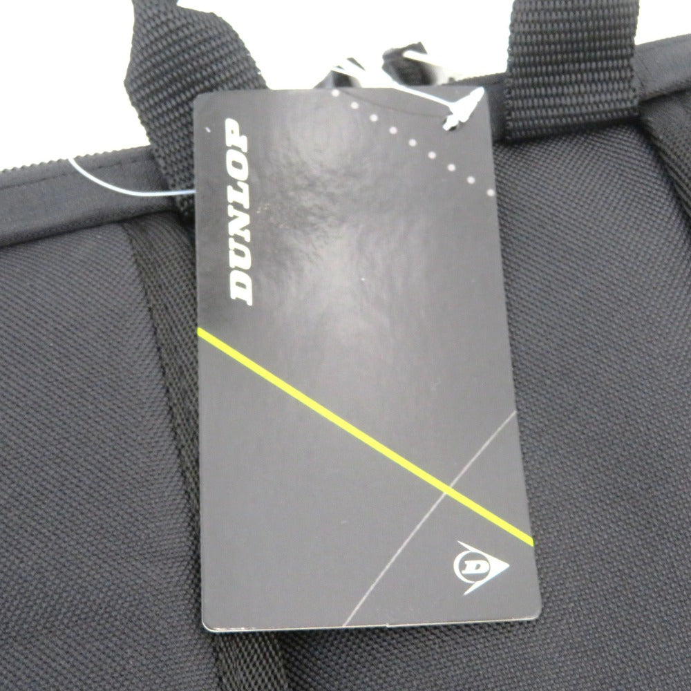 DUNLOP (ダンロップ) リュック DUNLOP　テニスバッグ（ラケット2本収納可）　ブラック×グレー　DTC-2032-084 未使用品