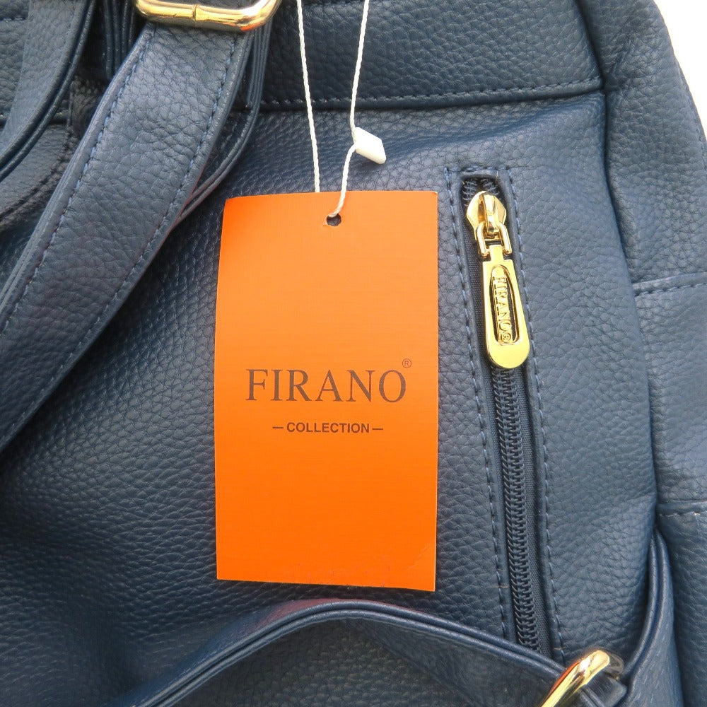 FIRANO (フィラノ) リュック FIRANO　フロントポケットフラップリュック　ネイビー　301107 未使用品