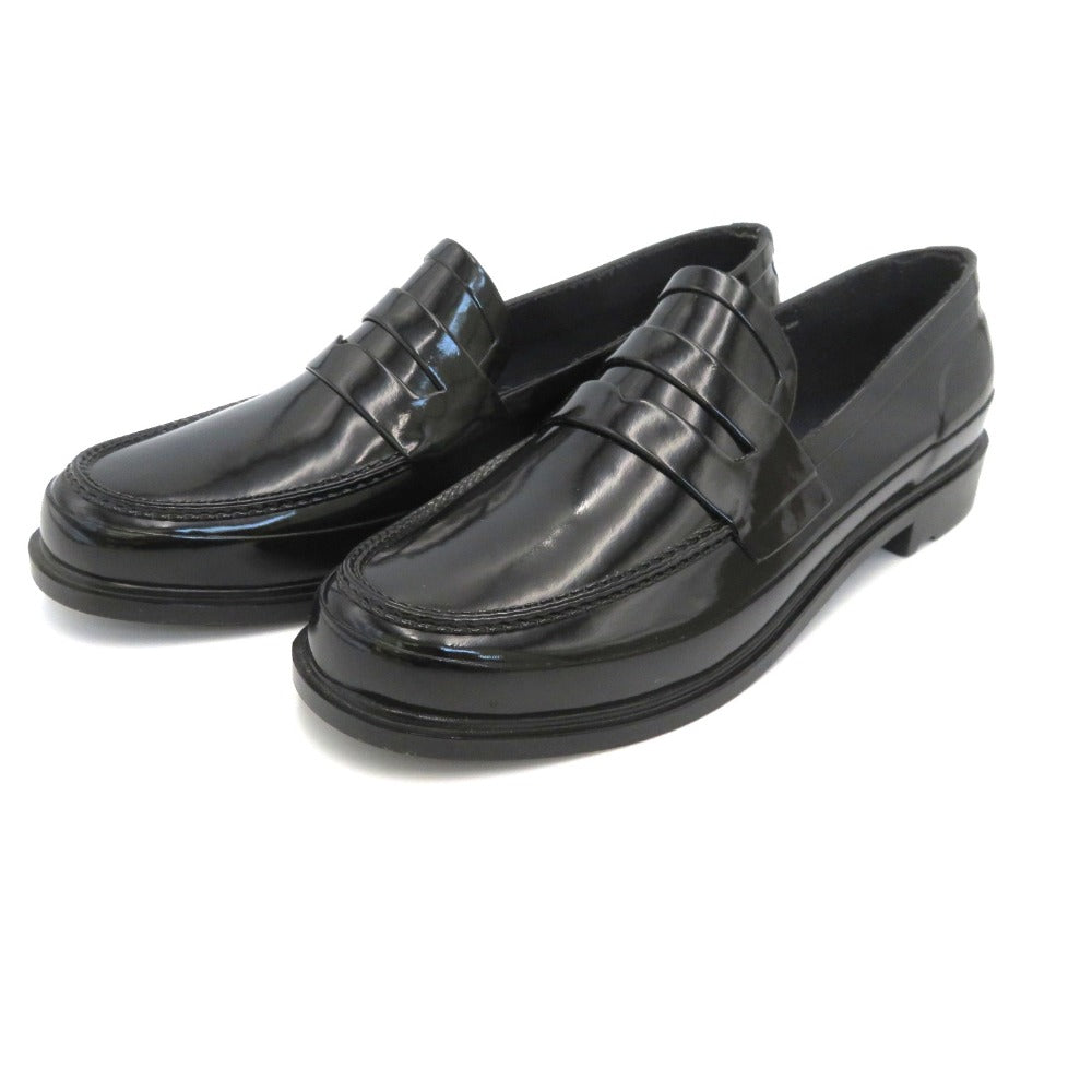 HUNTER (ハンター) レインシューズ HUNTER　コインローファー レインシューズ　REFINED PENNY LOAFER GLOSS　ブラック　27.0cm　MFF9107RGL 美品