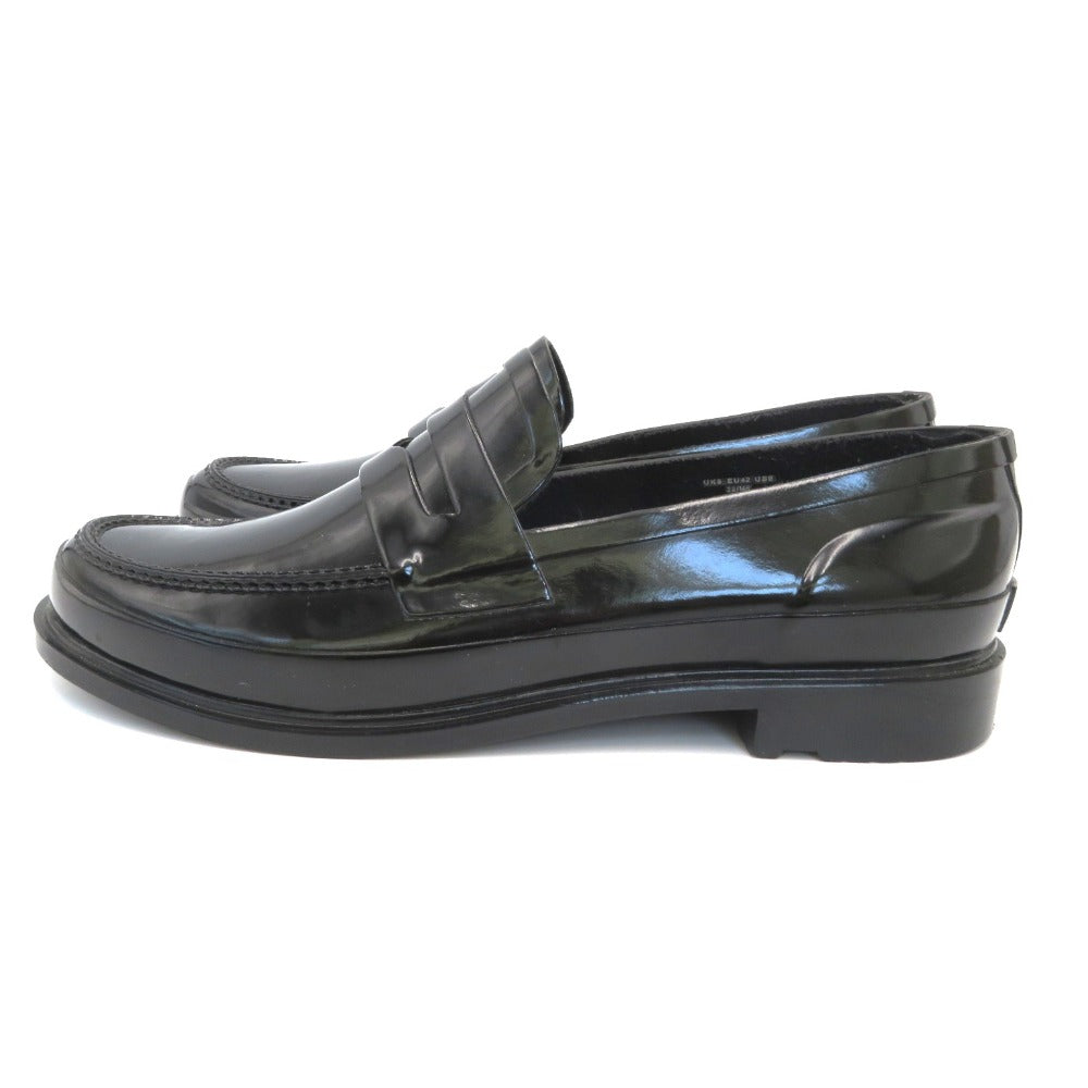 HUNTER (ハンター) レインシューズ HUNTER　コインローファー レインシューズ　REFINED PENNY LOAFER GLOSS　ブラック　27.0cm　MFF9107RGL 美品