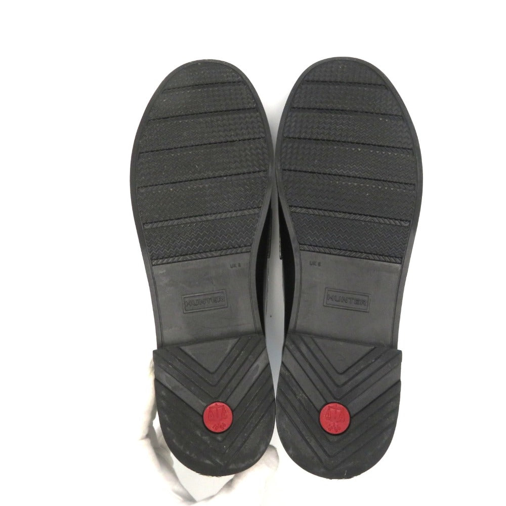 HUNTER (ハンター) レインシューズ HUNTER　コインローファー レインシューズ　REFINED PENNY LOAFER GLOSS　ブラック　27.0cm　MFF9107RGL 美品