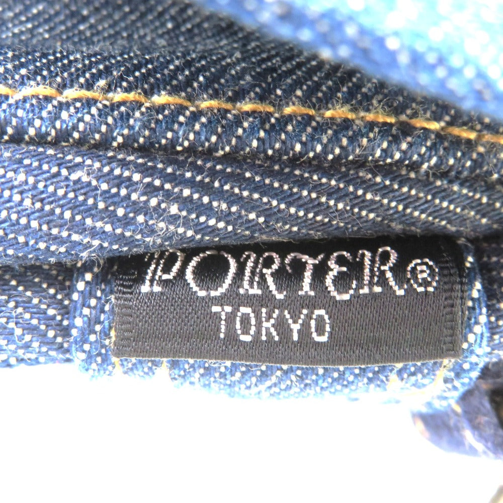 PORTER (ポーター) ショルダーバッグ PORTER　ビンテージデニム　3wayショルダーバッグ　ブルーデニム 美品