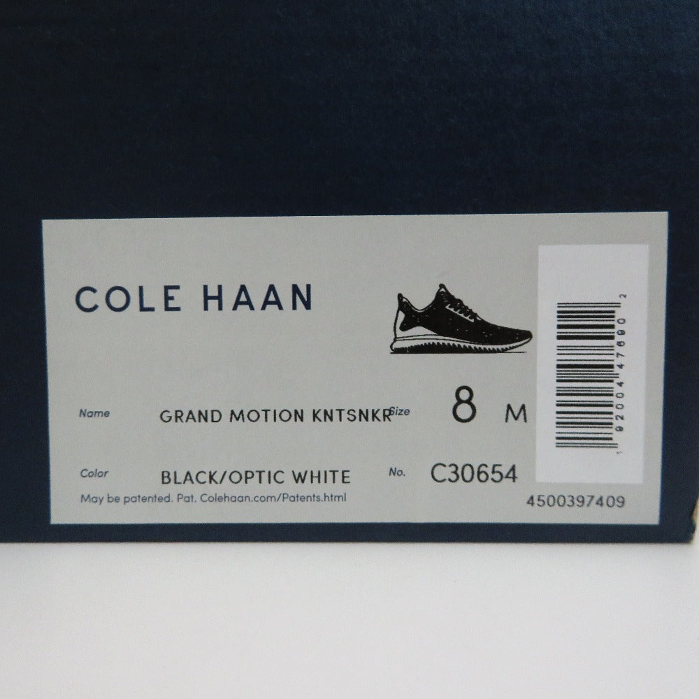 COLE HAAN (コールハーン) スニーカー COLE HAAN　グランドモーション ニットスニーカー　ブラック　8M　25.5~26.0cm　C30654 長さ29cm 美品