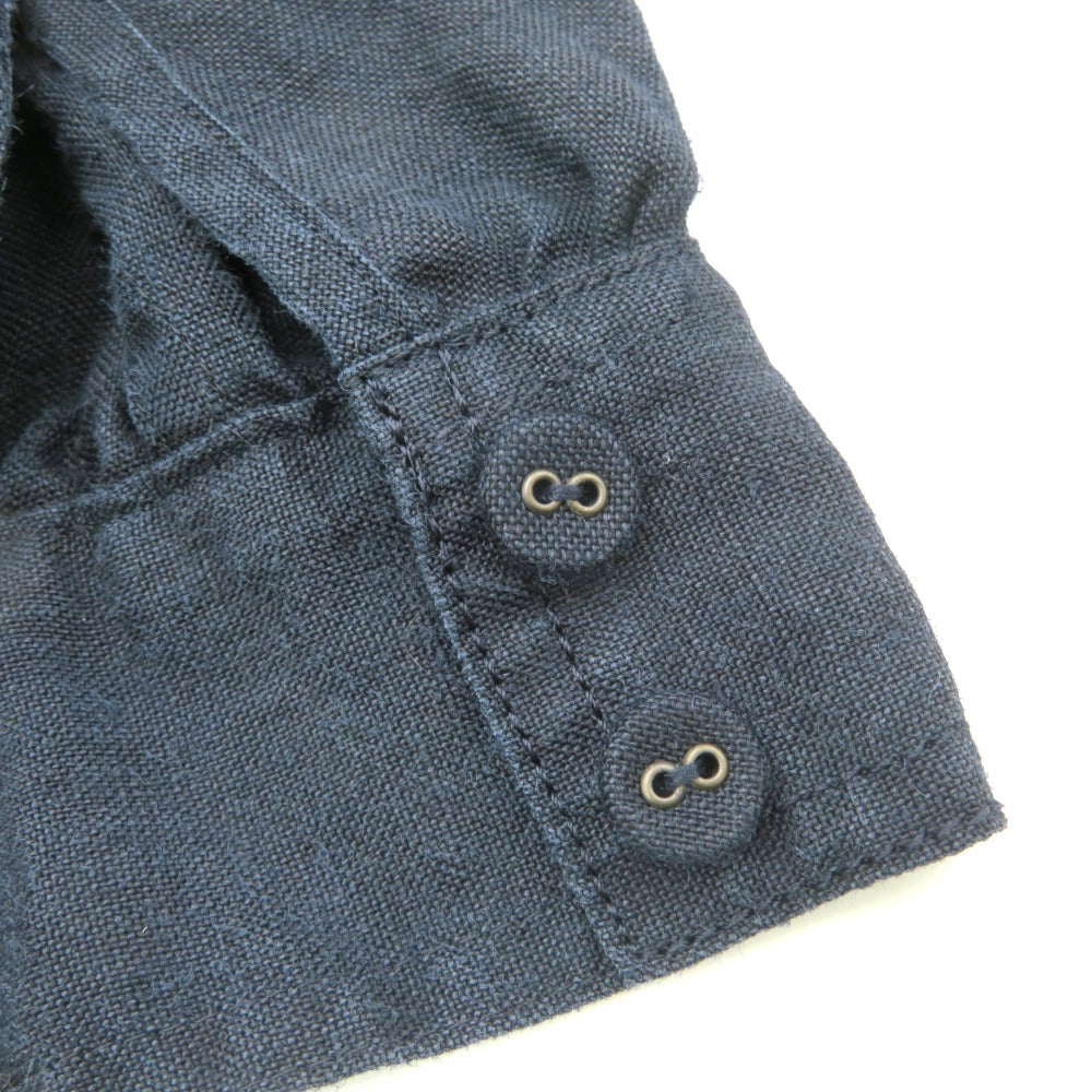 JOURNAL STANDARD JOURNAL STANDARD リネン シャツワンピ ネイビー 10