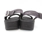 FitFlop (フィットフロップ) サンダル fitflop  サンダル　LULU GLITTER BACK-STRAP SANDALS　24.0cm　ブラック　ET4-0909 長さ25cm 美品