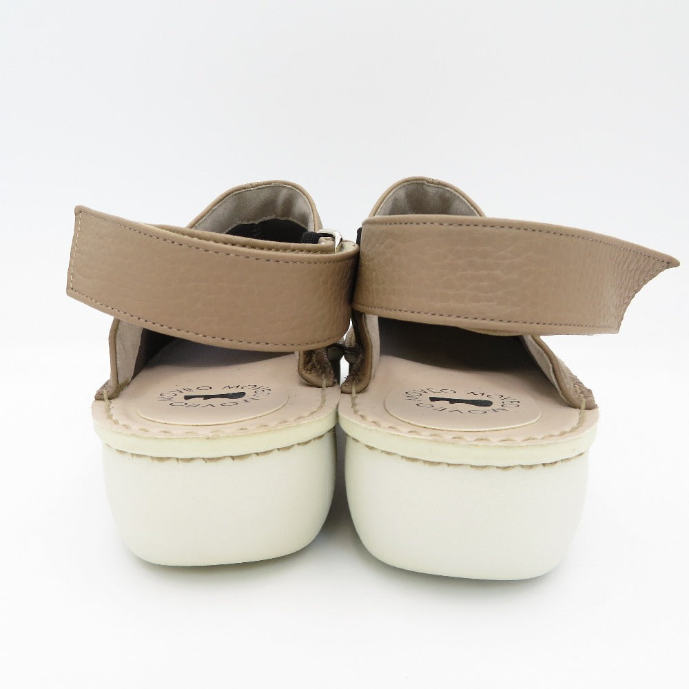 サンダル MOVEO　コンフォート スリッポンサンダル　ベージュ　L 長さ26cm 美品