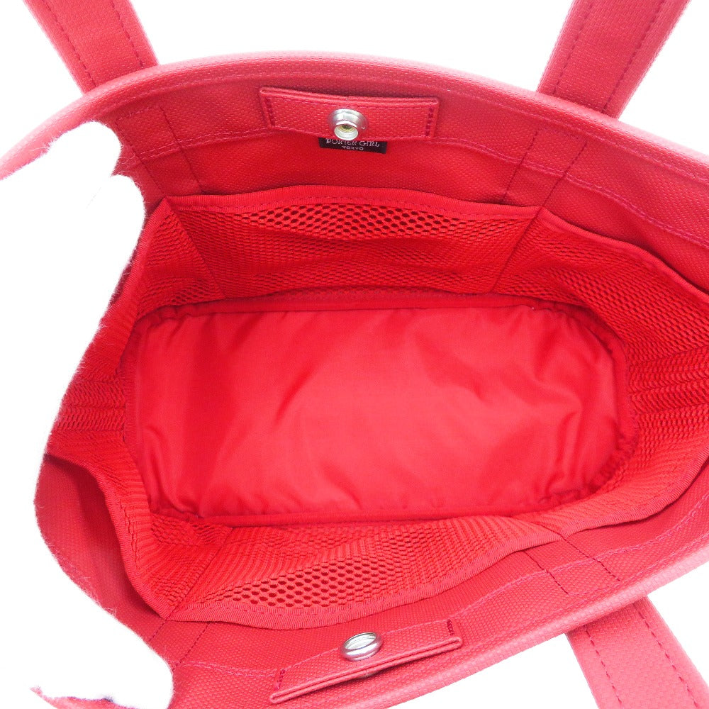 PORTER GIRL (ポーターガール) トートバッグ PORTER GIRL BOYFRIEND TOTE　トートバッグ　S　レッド　739-08515 美品