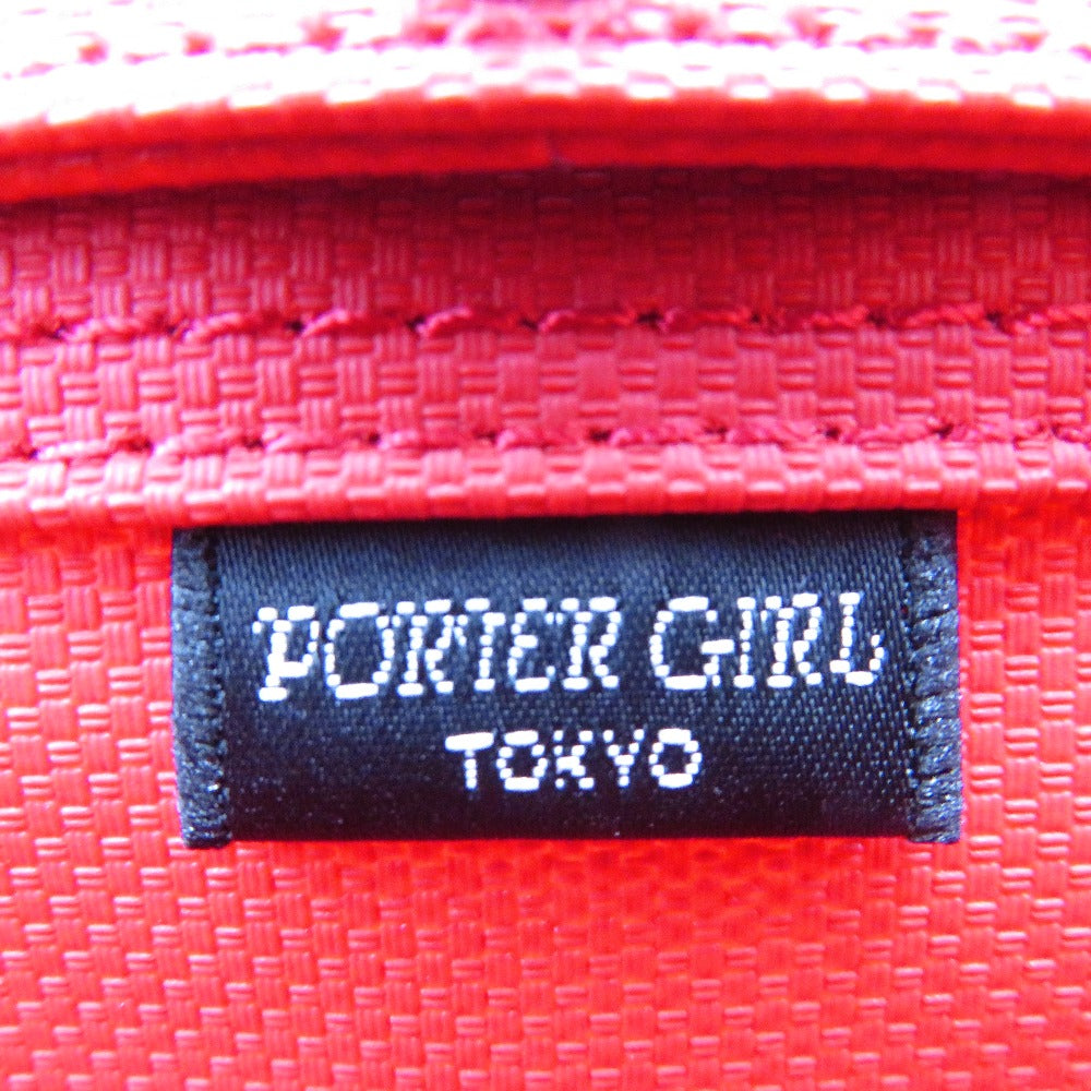 PORTER GIRL (ポーターガール) トートバッグ PORTER GIRL BOYFRIEND TOTE　トートバッグ　S　レッド　739-08515 美品