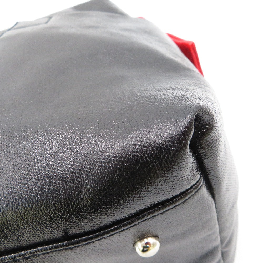 Kitamura (キタムラ) ショルダーバッグ Kitamura2　ワンショルダーバッグ　ブラック×レッド 美品