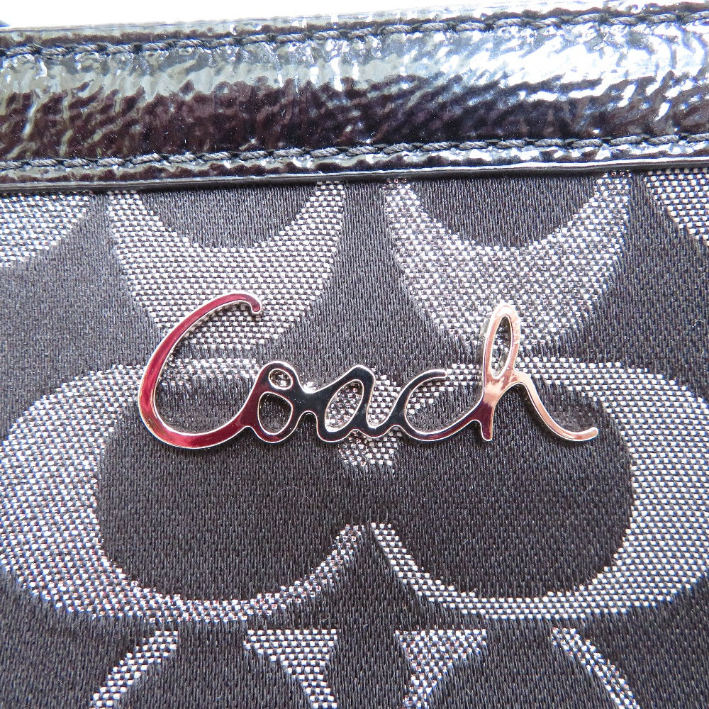 COACH (コーチ) トートバッグ COACH　シグネチャー　トートバッグ　ブラック　F18106 F18106 美品
