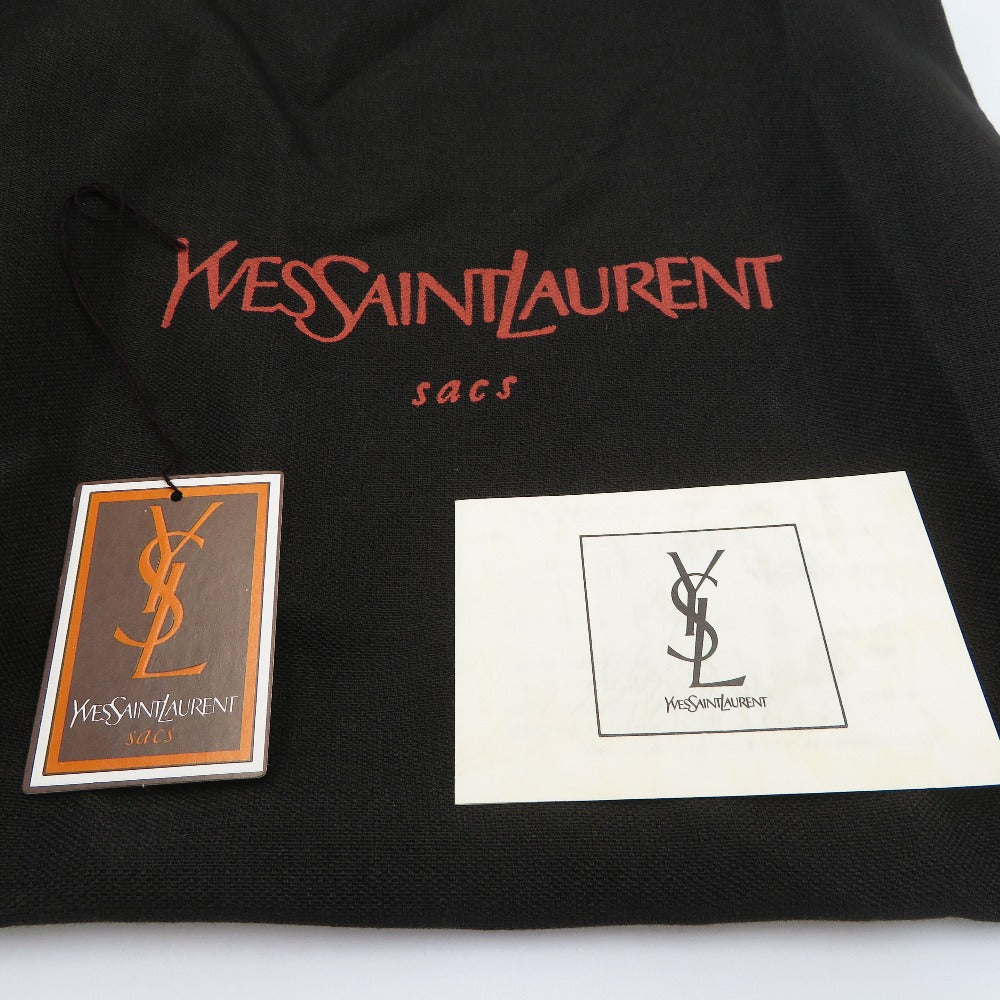 YVES SAINT LAURENT (イヴ・サンローラン) クラッチバッグ YVES SAINLAURENT　クラッチバッグ　ブラック 美品
