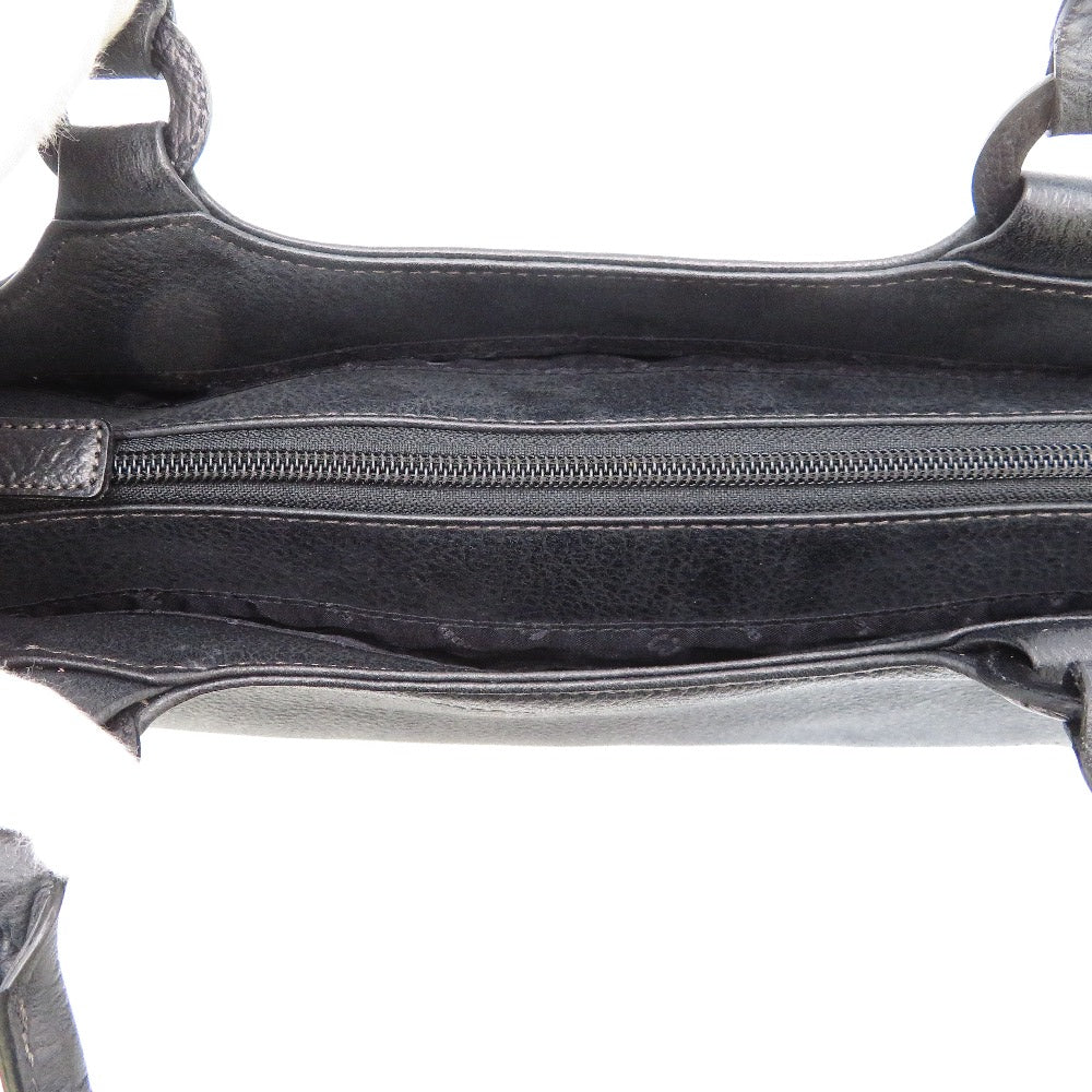 mila schon (ミラショーン) ハンドバッグ mila schon　ハンドバッグ　ブラック　オールレザー 美品