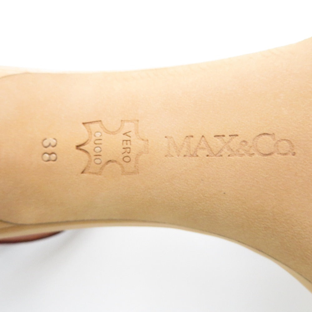 MAX&CO (マックスアンドコー) サンダル MAX&Co.　APPARIRE　パンプス サンダル　ベージュ　38　24.0cm　V5240713　 V5240713 長さ25cm 美品