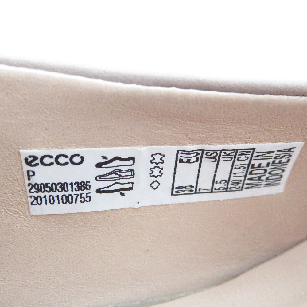 ECCO (エコー) パンプス ecco　SHAPE35 SQUARED　スクエアパンプス　グレーベージュ　24.0cm　29050301386 長さ26cm 未使用品