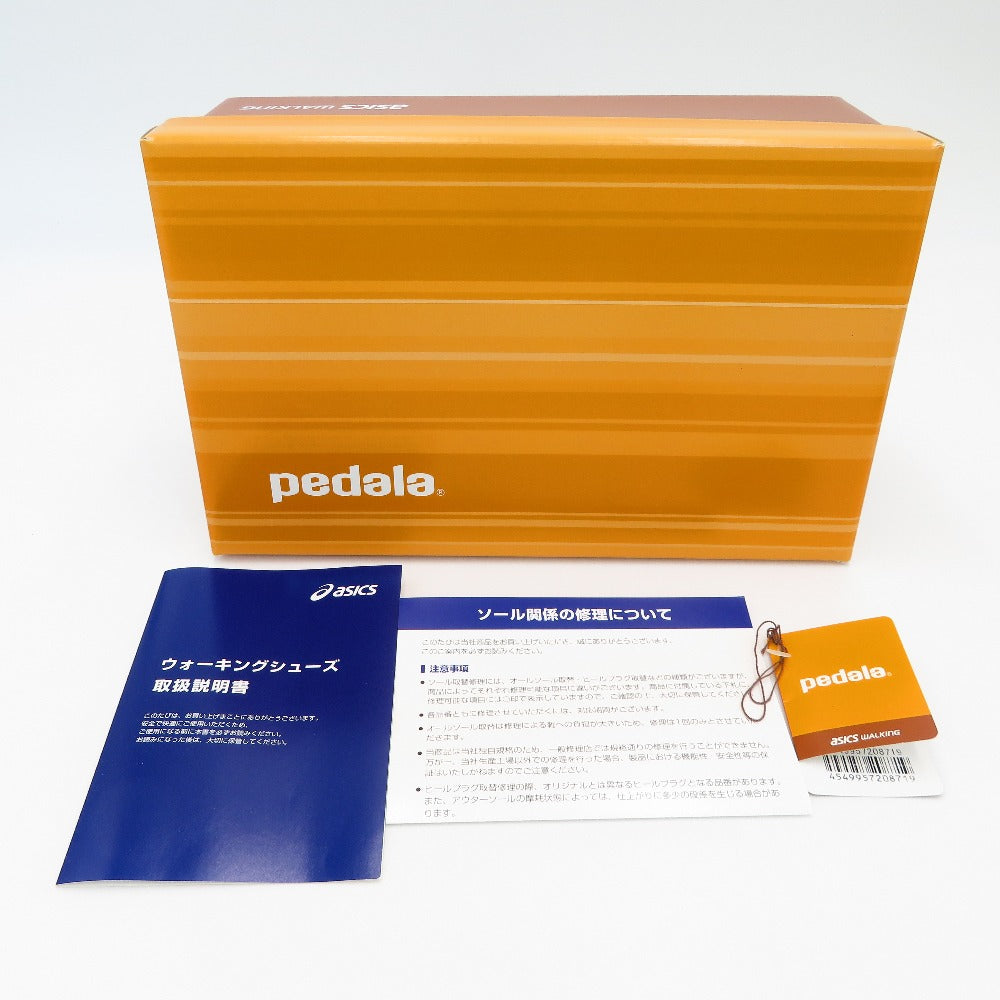 PEDALA (ペダラ) レザーシューズ pedala　asics walking　ペダラ ウォーキングシューズ　22.5cm　WP373K-9946 長さ23cm 美品