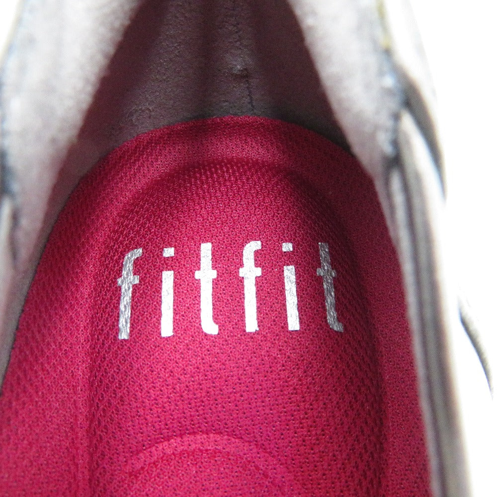 fitfit (フィットフィット) パンプス fitfit　ライトウェイバイカラー パンプス　ダークシルバー　22.0cm　83503 長さ23cm 美品