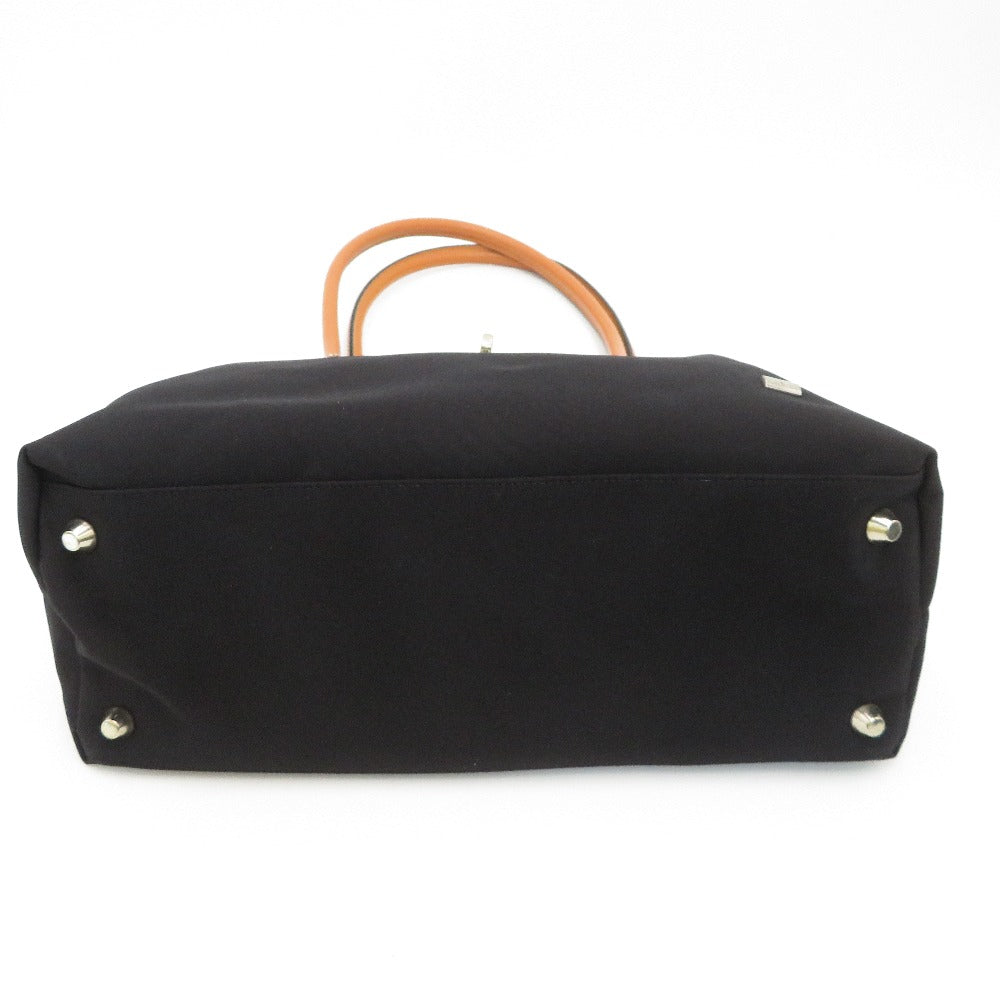 LA BAGAGERIE (ラ・バガジェリー) トートバッグ LA BAGAERIE　ナイロントートバッグ　ブラック 美品