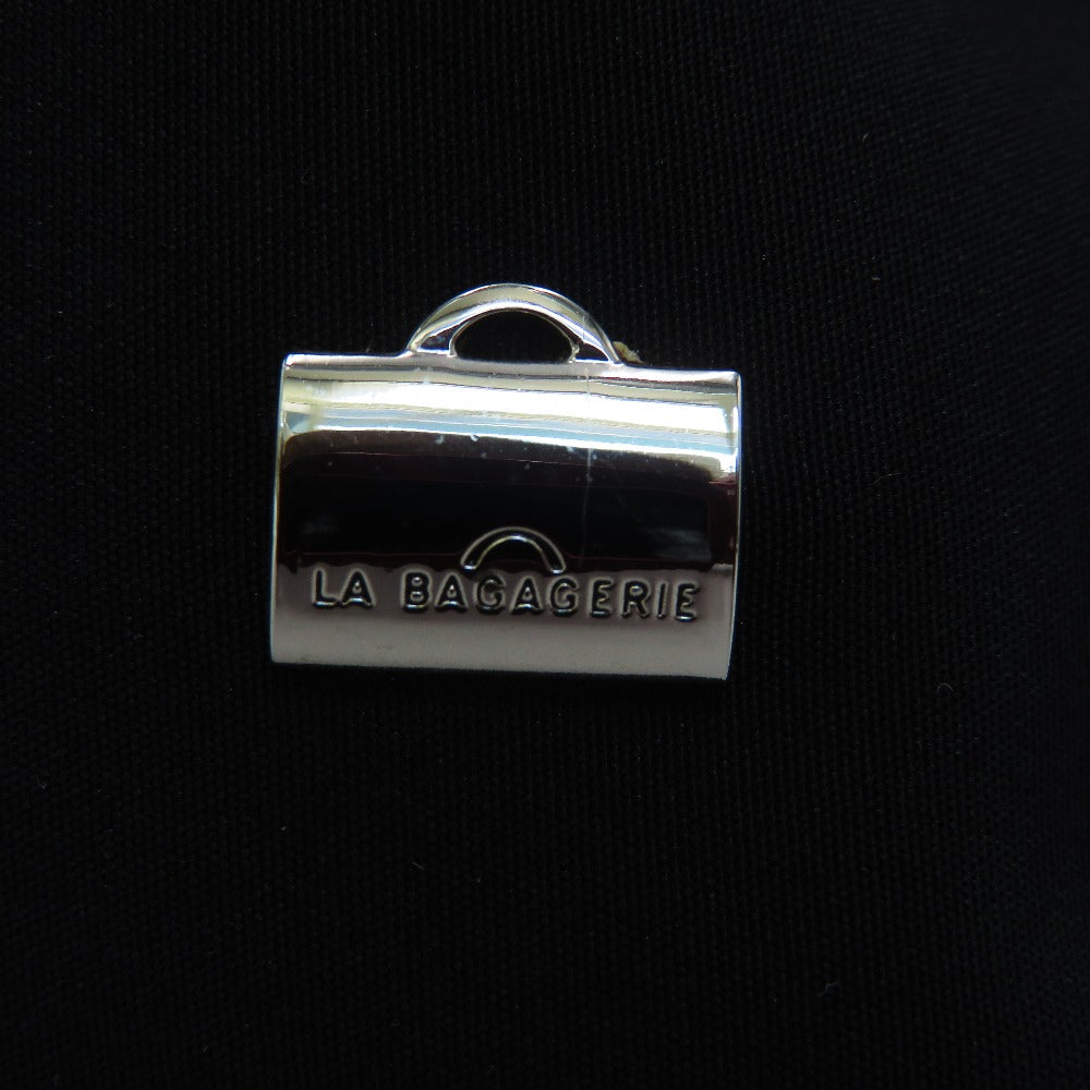 LA BAGAGERIE (ラ・バガジェリー) トートバッグ LA BAGAERIE　ナイロントートバッグ　ブラック 美品