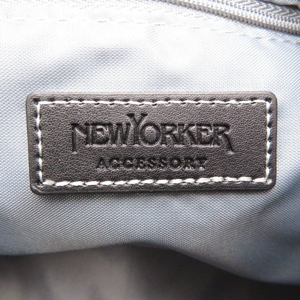 NEWYORKER (ニューヨーカー) ショルダーバッグ New Yorker　2wayショルダーバッグ　ブラック 美品