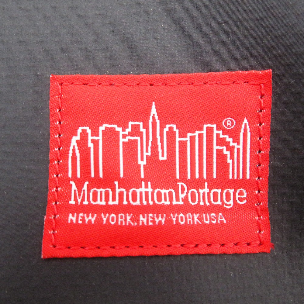 Manhattan Portage (マンハッタンポーテージ) ショルダーバッグ Manhattan Portage　MatteVinyHarlem Bag　サコッシュ　ブラック　防水　MP1084MVL 美品
