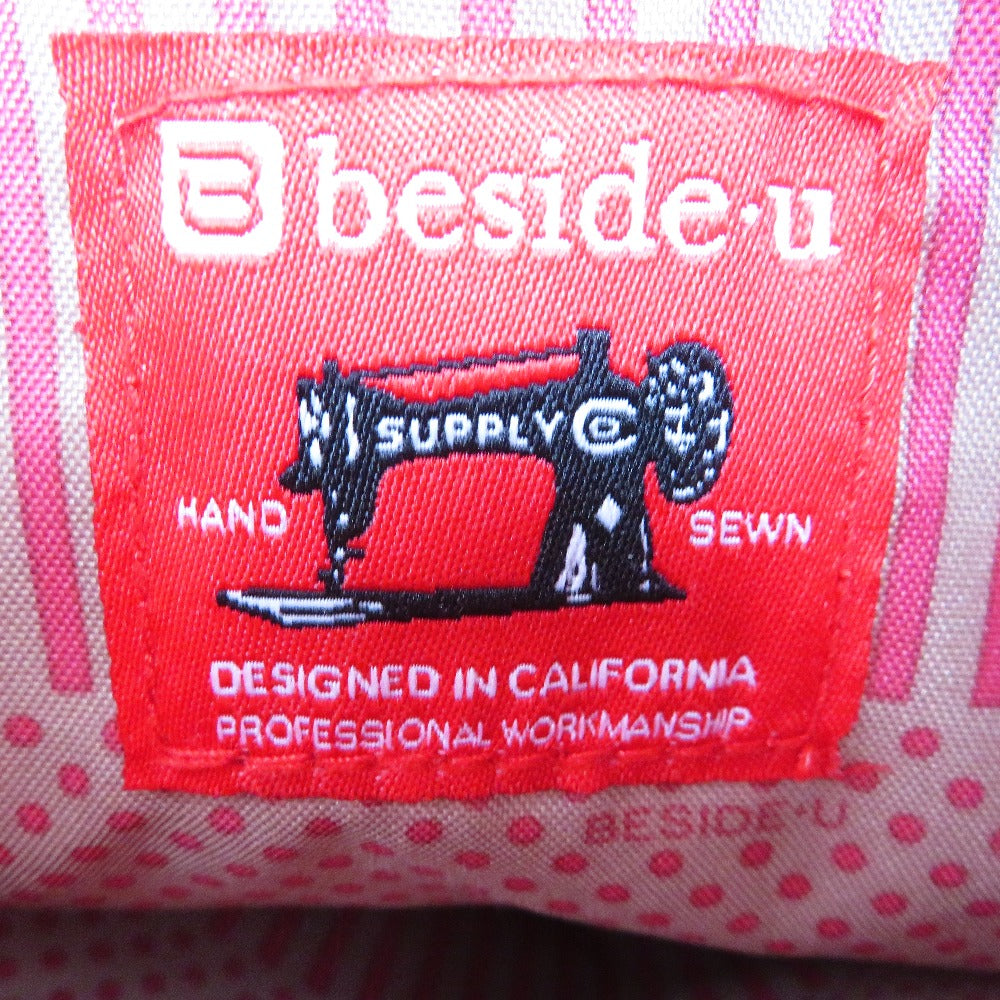 リュック beside-u　2wayリュック　デイパック　ベージュ 美品